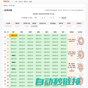 预产期计算器,孕周计算器,孕周期计算器-通晓查询